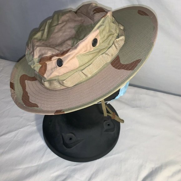 DCU MILITARY VENTED DCU DESERT CAMOUFLAGE SUN WIDE BRIM BOONIE HAT - Picture 8 of 12